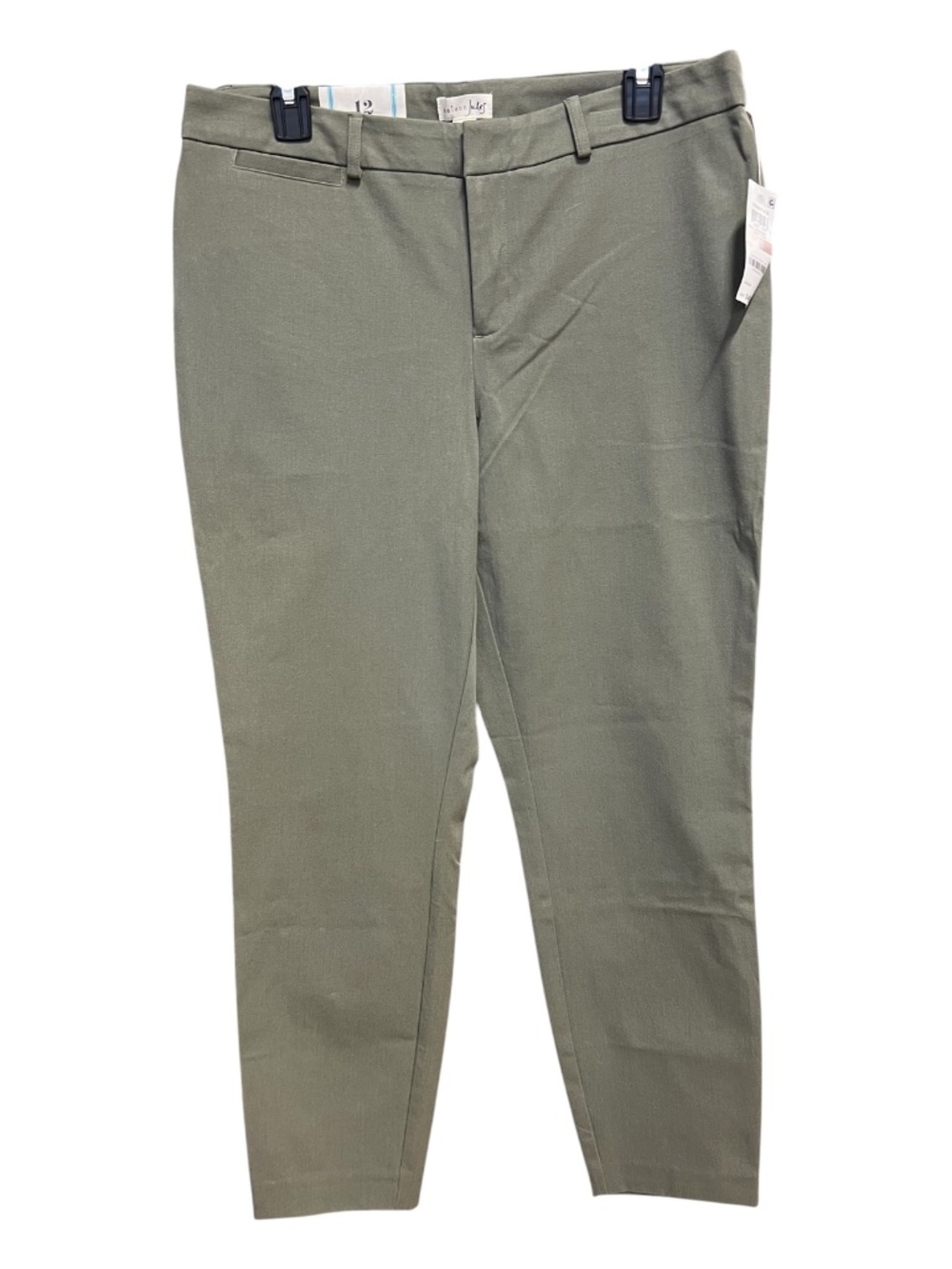 🆕 NWT Maison Jules Dusty Olive Everyday Skinny Pants | Size 12